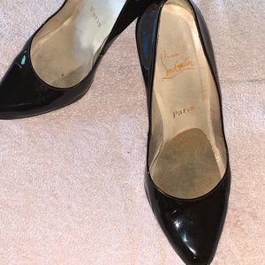 Christian Louboutin Brown Patent Heels 39.5